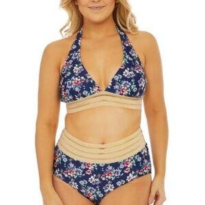 High Waisted NWT Nicole Miller Bikini
